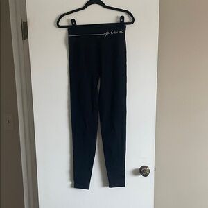 Victoria's Secret PINK Black High-Waist Leggings